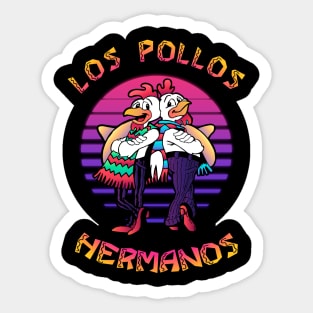 Los Pollos Hermanos - retrowave Sticker